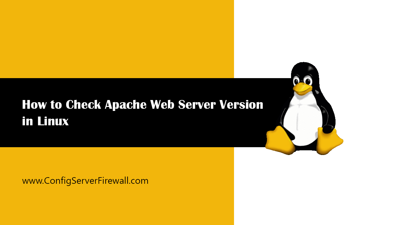 how-to-check-apache-web-server-version-in-linux