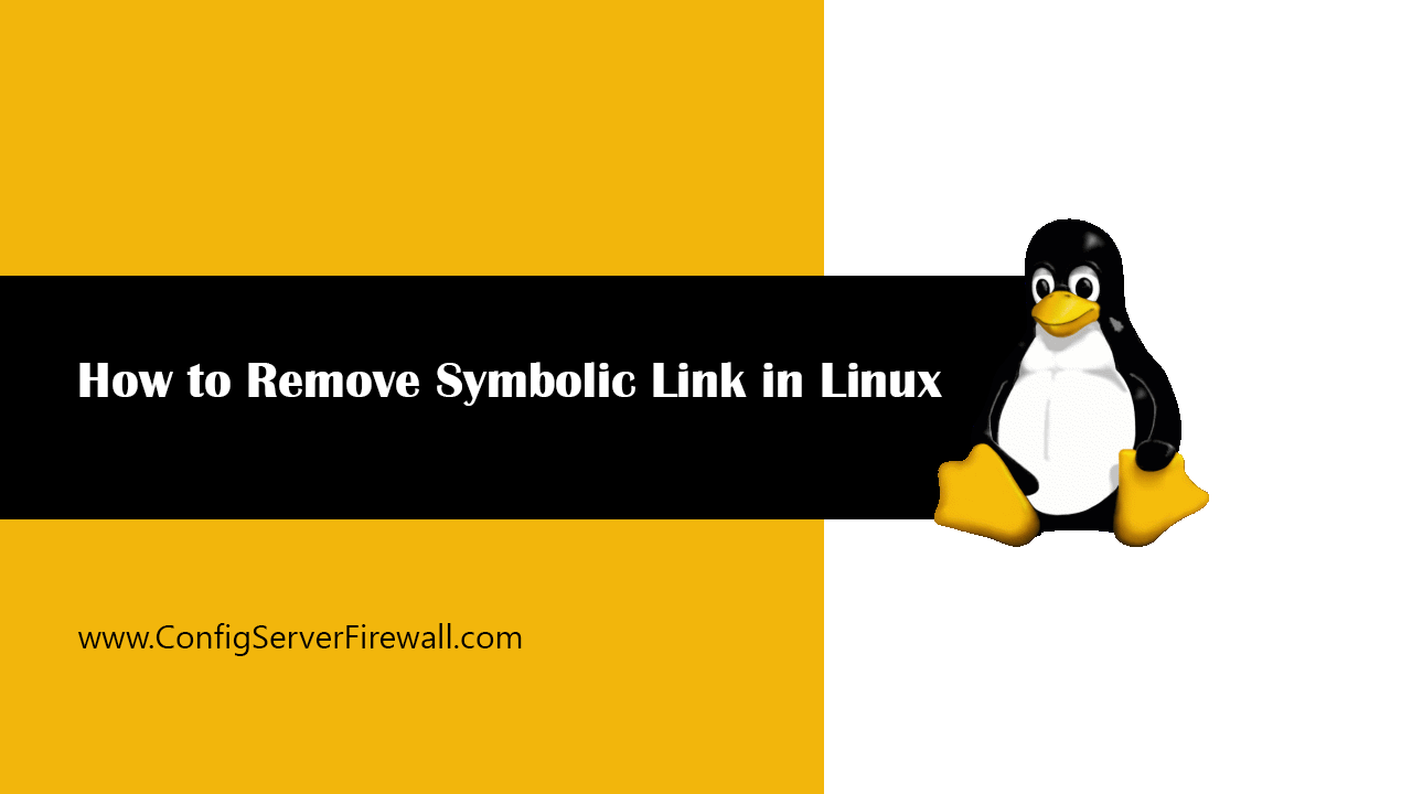 Linux Remove Symbolic Link