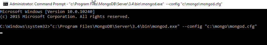 Mongodb остановить сервер windows