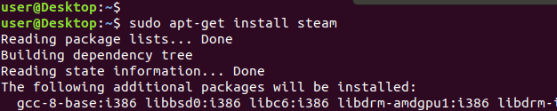 apt-get install steam