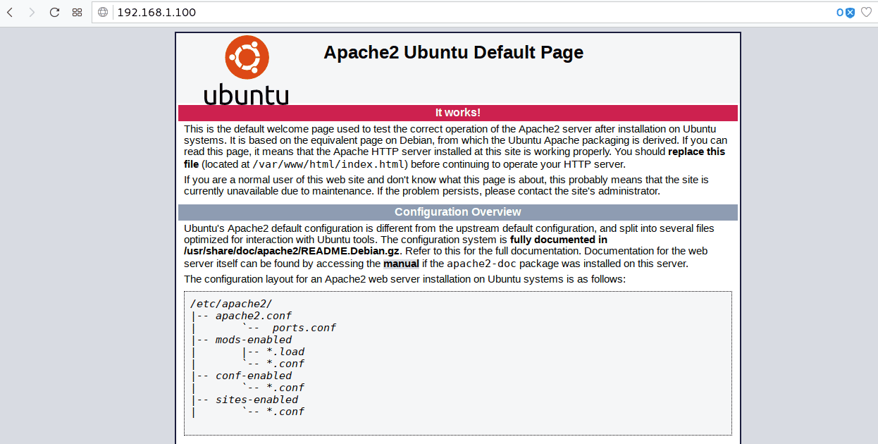 Install and Configure Apache web server on Ubuntu 18.04