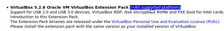 virtualbox extension pack download