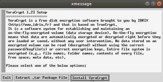 Install VeraCrypt on Ubuntu 18.04