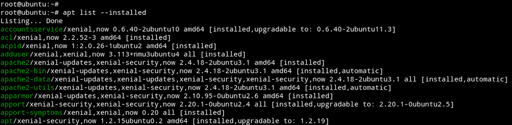 List Installed Packages On Ubuntu With Apt And Dpkg Command