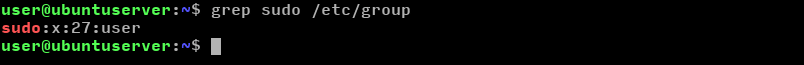 ubuntu sudo user group