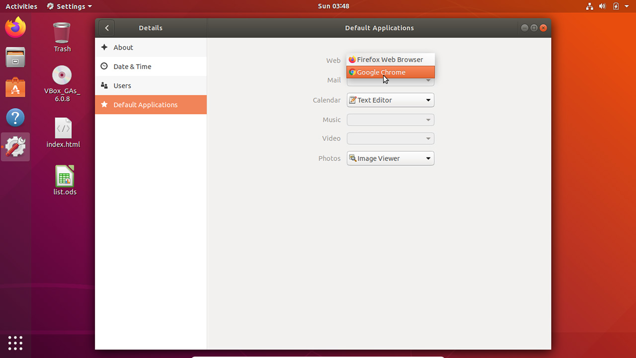 How to Change Default Browser in Ubuntu Desktop