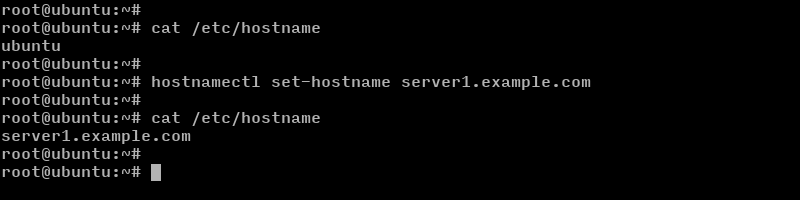 When executed, the hostnamectl command edit the /etc/hostname file