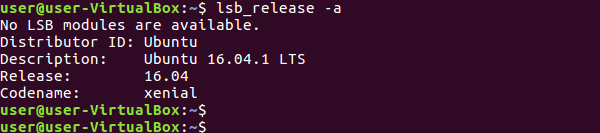 lsb_release command to check ubuntu version