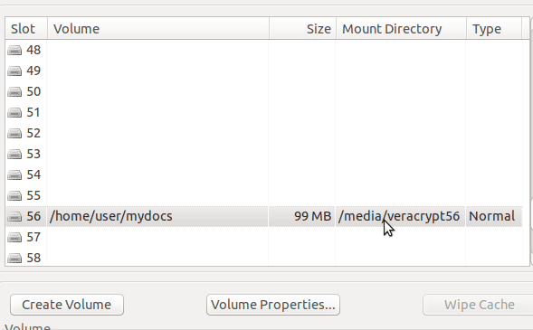 Ubuntu VeraCrypt Mount Location