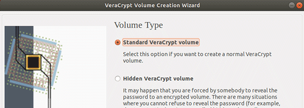 veracrypt delete volume