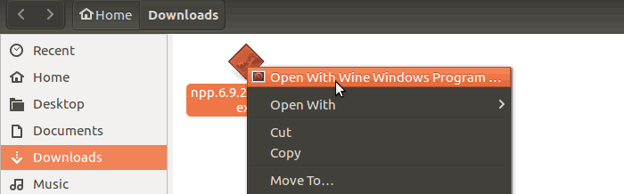 Нет wine в списке приложений ubuntu