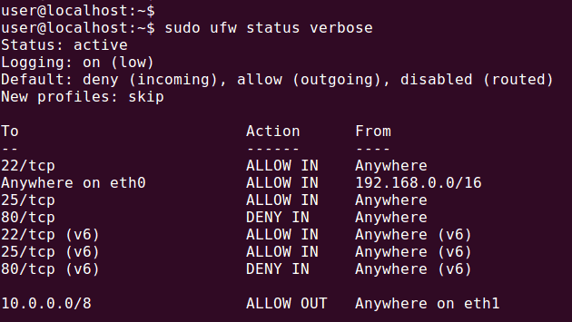 ubuntu firewall