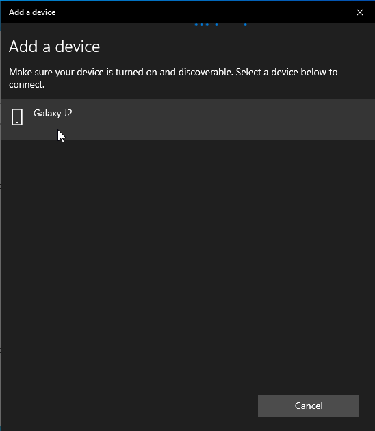 Adding Bluetooth Devices Windows 10 