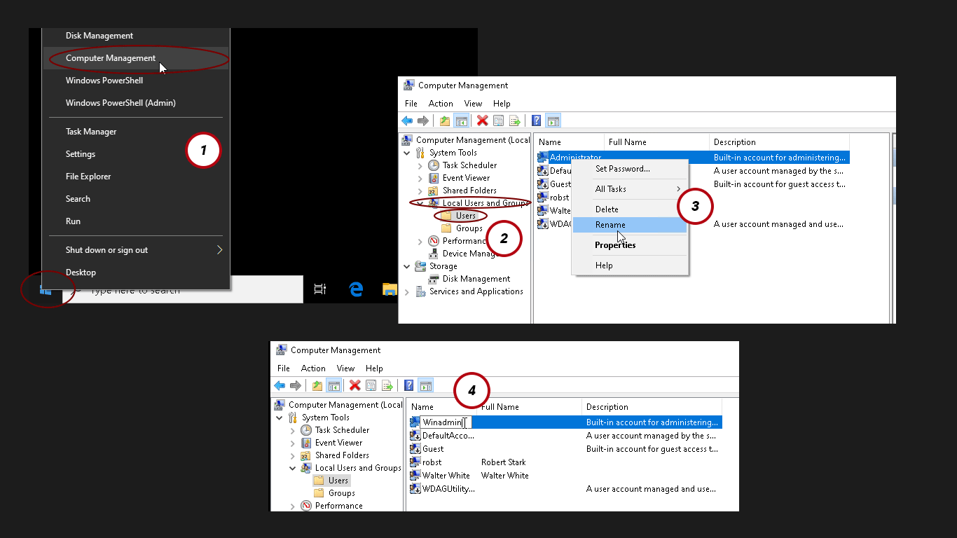 windows 10 change to administrator