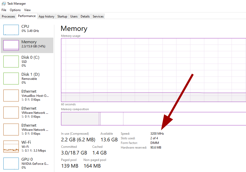 how to check what speed your ram is running at