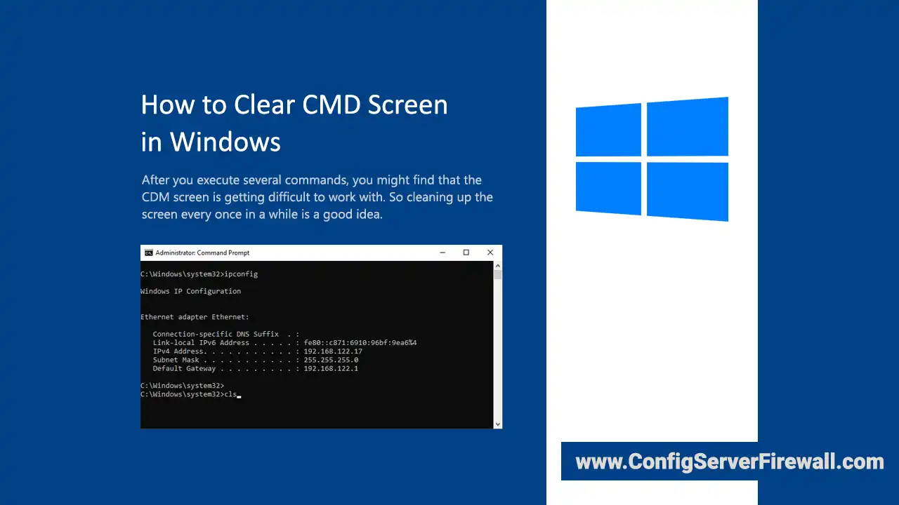 How to Clear CMD Screen in Windows