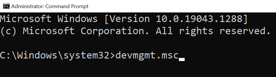 devmgmt.msc command