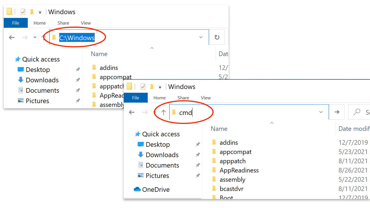 How To Open Command Prompt In A Folder Open Folder In CMD 