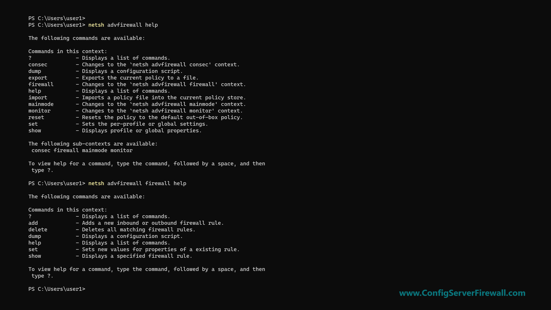 Configuring network settings from command line using netsh