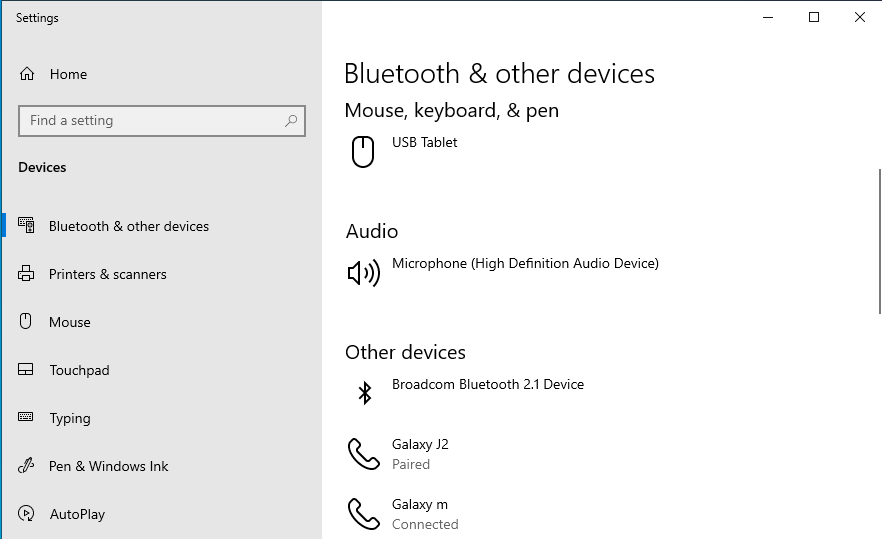 Turn On Bluetooth Windows 10