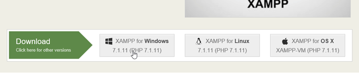 Download XAMPP for Windows
