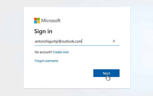 microsoft account email address change