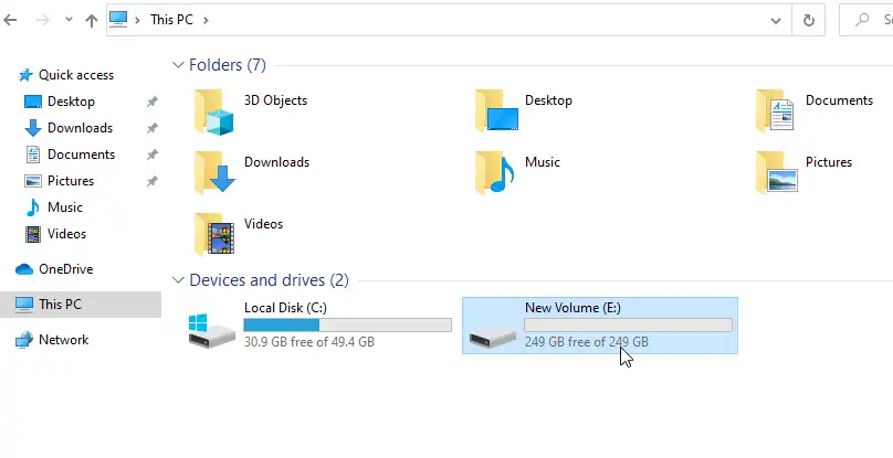 How to Add New Hard Drive to Windows 10