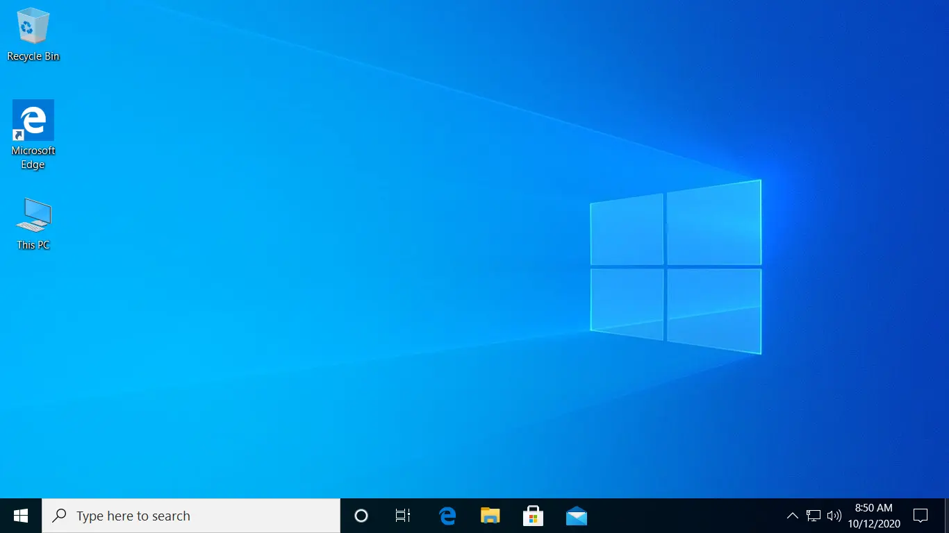 Windows 10 Desktop