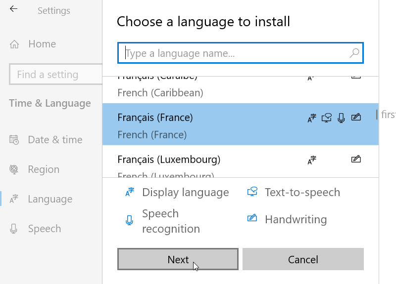 windows 10 language pack