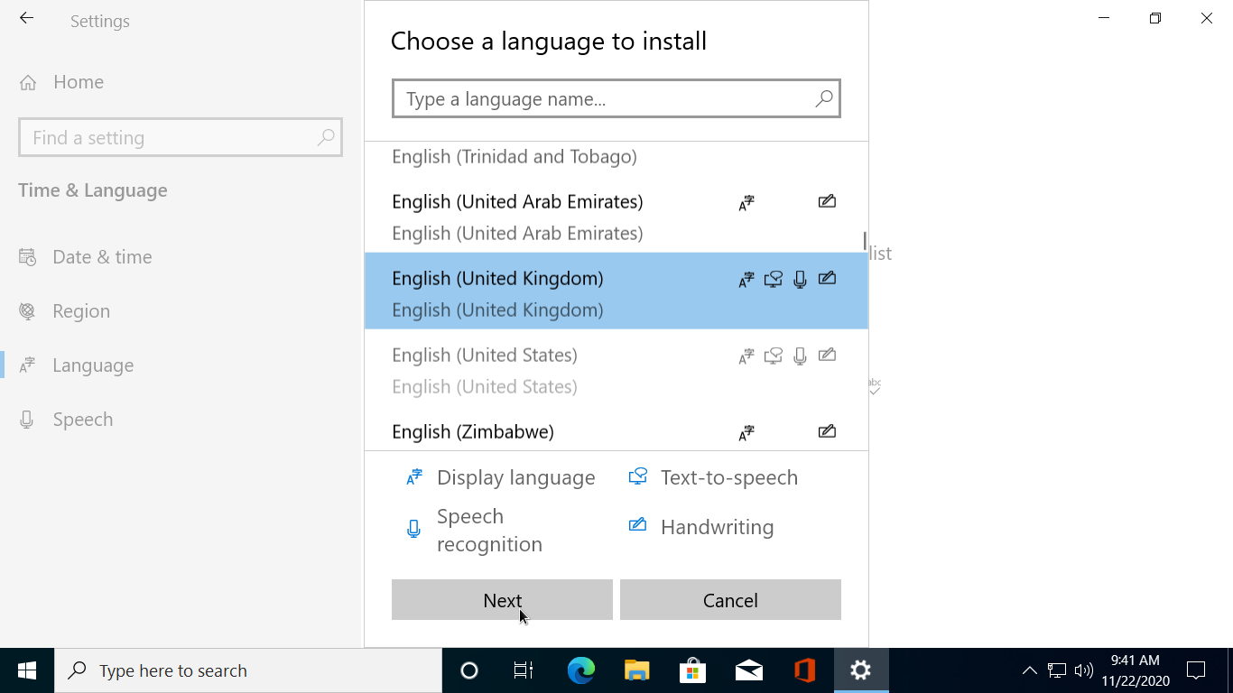 add a new keyboard layout to Windows 10