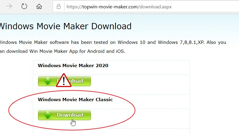 Windows Movie Maker Classic