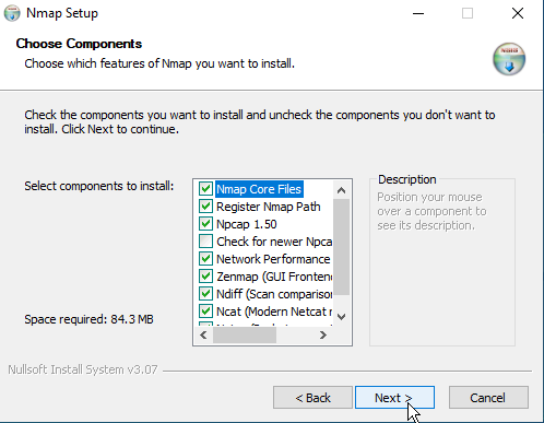 install nmap on windows 10