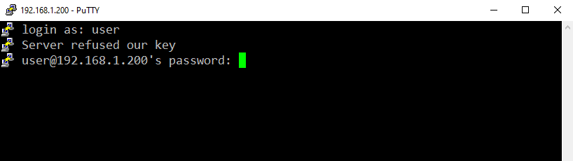 PuTTY Server Refused Our Key