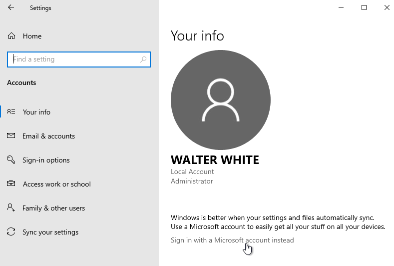 how did my microsoft account picture get changed