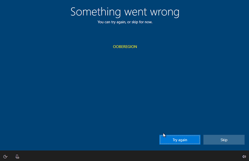 Oobekeyboard Error Windows 10