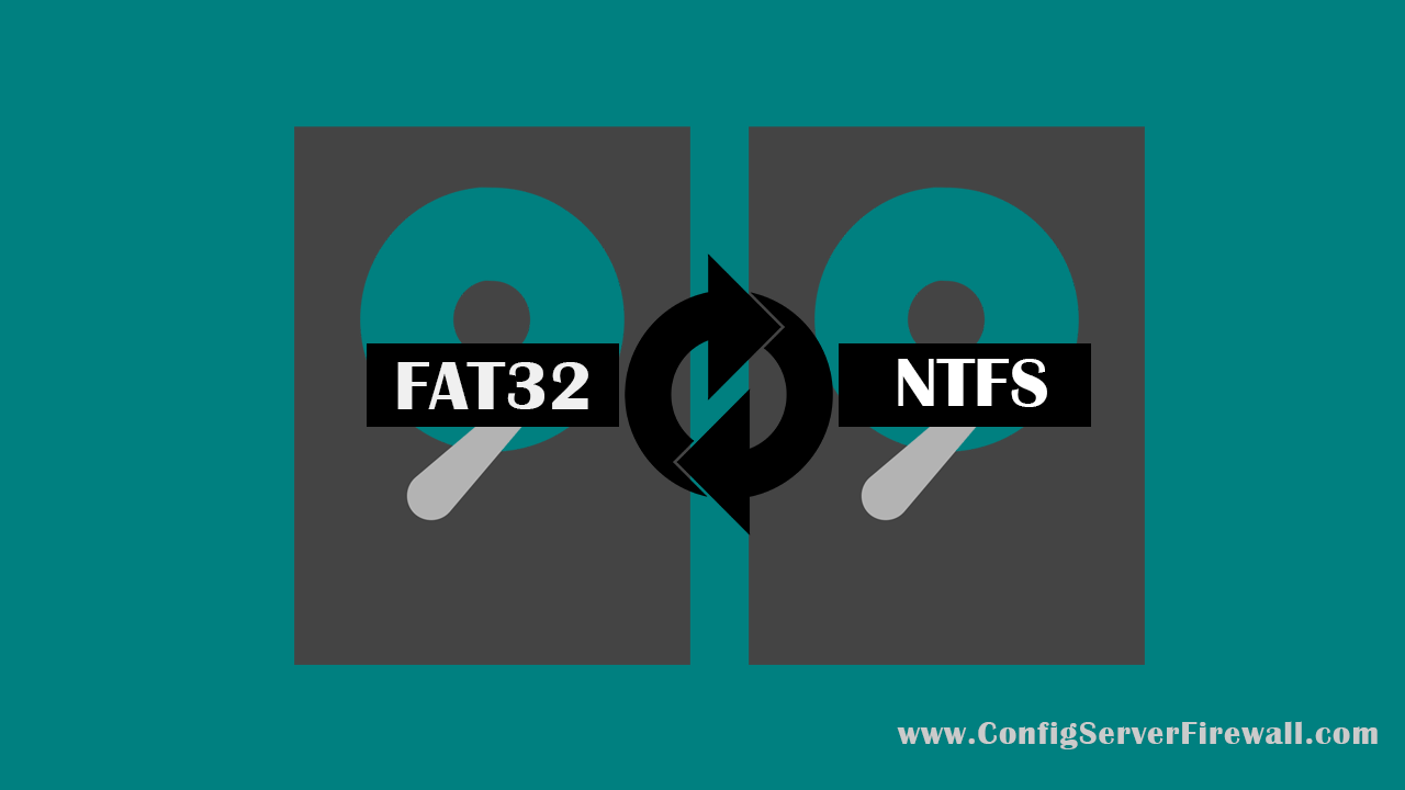 convert fat32 to ntfs without losing data