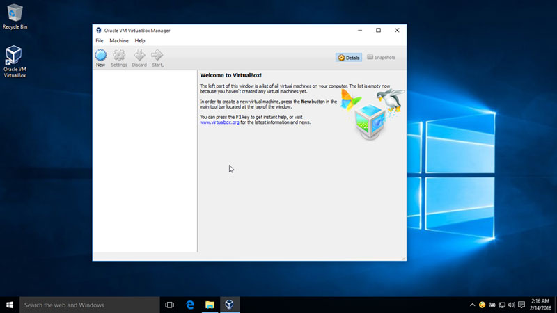 virtual box windows 10 iso