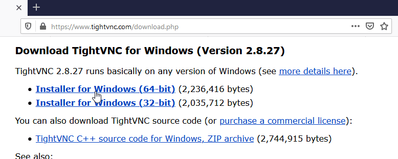 download tightvnc windows