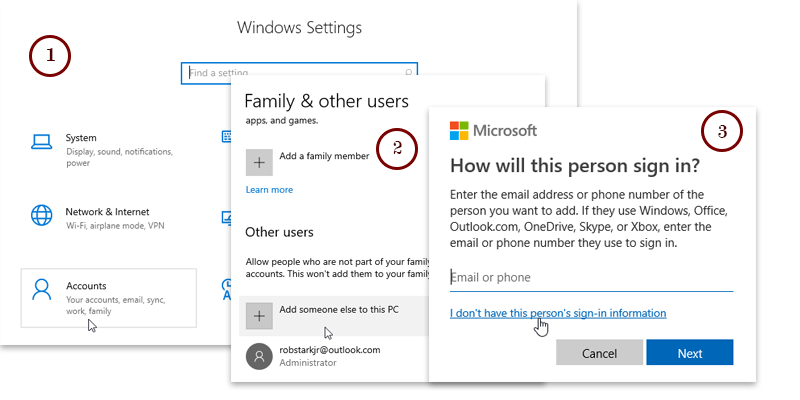 How to Create a Local Account in Windows 10