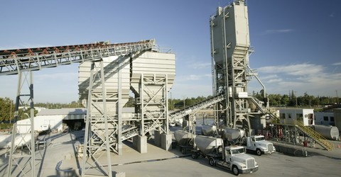 ready mix concrete plant layout