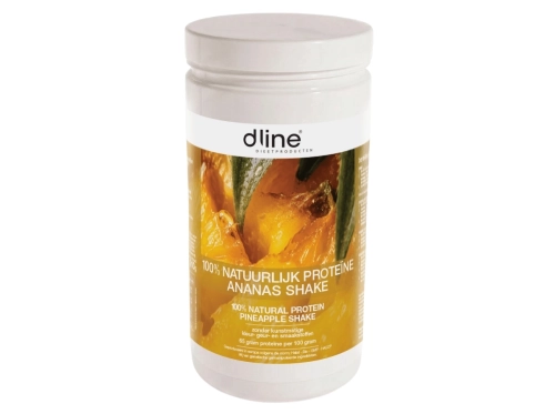 Ananas proteïne shake voorzien