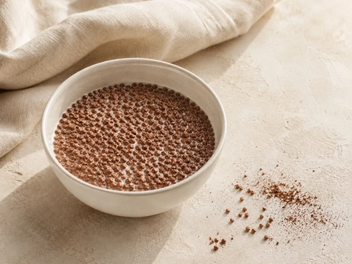 Chocolade ontbijtgranen proteïne