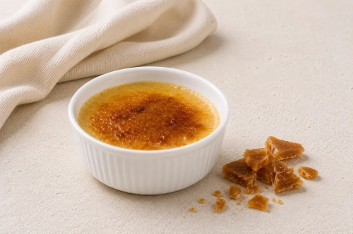 Creme brulé dessert proteïne