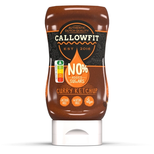Curry ketchup Saus zonder toevoeging vet en suiker