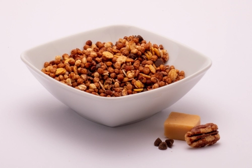 Muesli chocolade caramel pecan proteïne