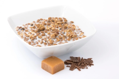 Muesli chocolade caramel proteïne