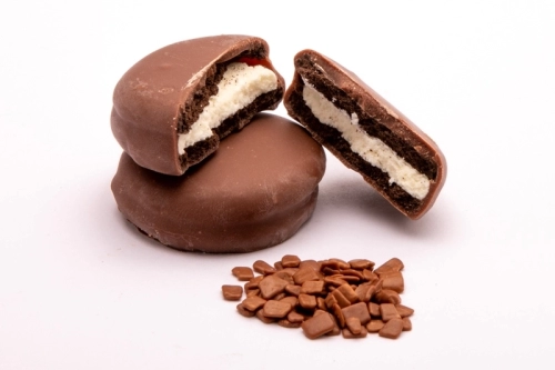 (Oreo) koekjes chocolade met vanille vulling