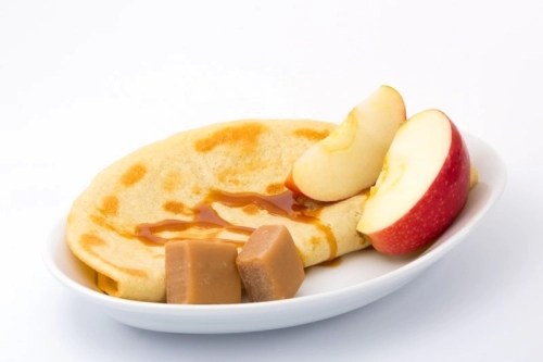 Pannenkoek appel caramel proteïne