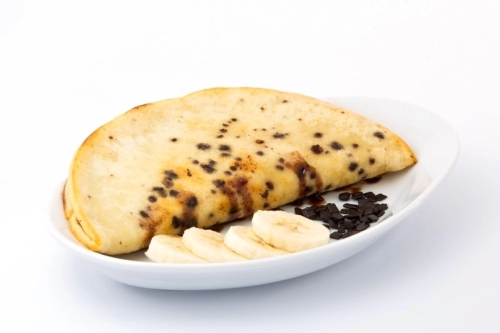 Pannenkoek chocolade banaan proteïne