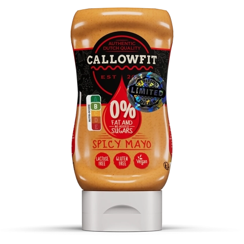 Spicy mayo style Saus de mayonaise zonder toevoeging van vet en suiker